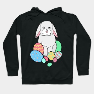 Cute White Easter Bunny Hoodie